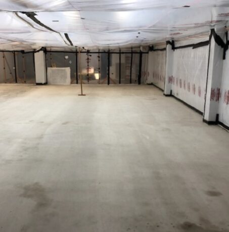 Sealed containment zone for safe internal asbestos removal in Queensland